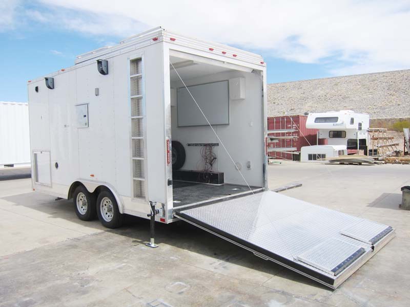 A small open trailer