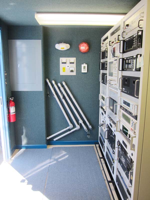 A room full of control panels