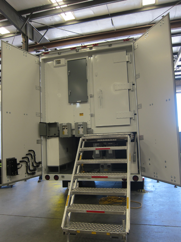 A mobile shelter’s electrical system